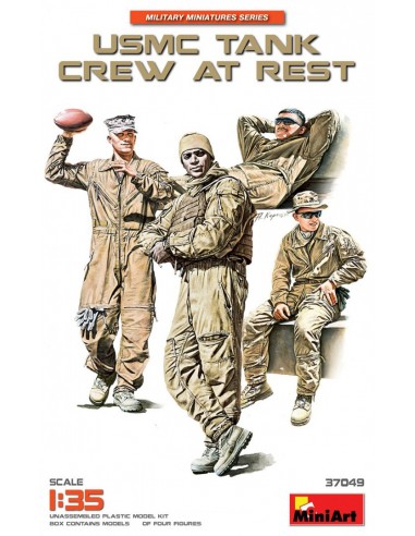 USMC TANK CREW AT REST