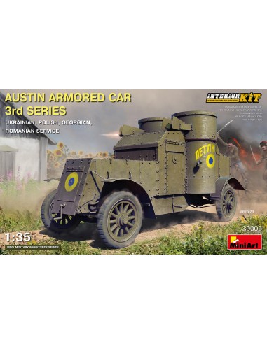 AUSTIN ARMORED CAR 3rd SERIES: UKRAINIAN, POLISH, GEORGIAN, ROMANIAN SERVICE. INTERIOR KIT