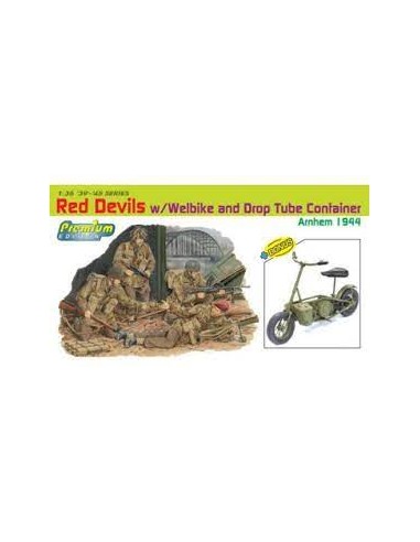 Red Devils w/Welbike and Drop Tube Container (ARNHEM 1944)