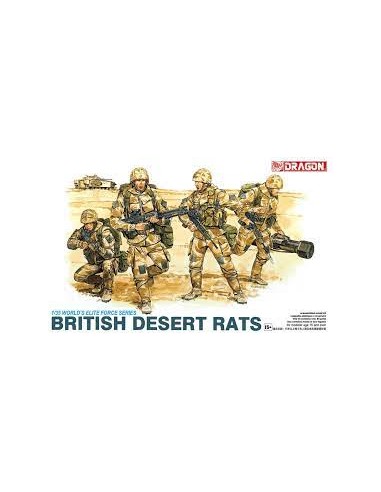 Ratas del desierto británicas 1:35 Serie Elite Force del mundo