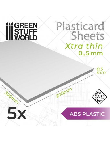 PLANCHA PLASTICARD 0'5 mm