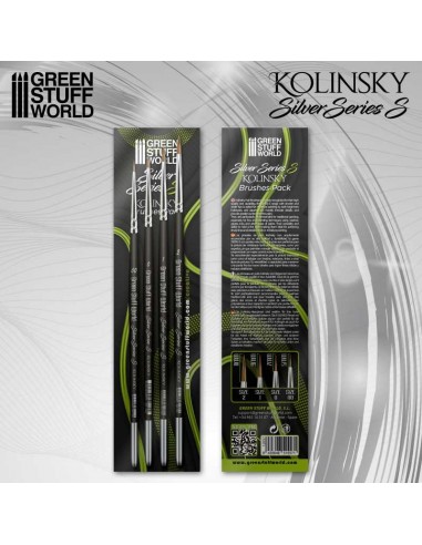 SET PINCELES KOLINSKY SILVER SERIES (S)