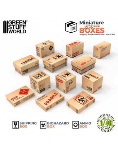 CAJAS EN MINIATURA IMPRESAS - PEQUEÑAS