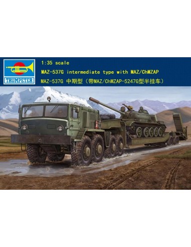 MAZ-537G with MAZ/ChMZAP-5247G semitrailer Intermediate type