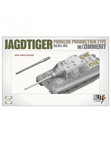 Jagdtiger Sd.Kfz.186 Tipo Producción Porsche con Zimmerit