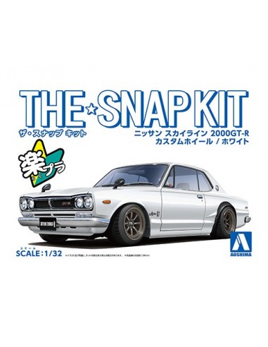 RUEDA PERSONALIZADA NISSAN SKYLINE 2000 GT-R (BLANCO)