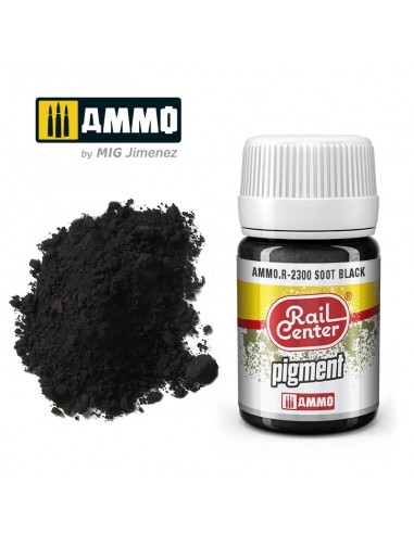 RAIL CENTER PIGMENT NEGRO HOLLÍN (35 ML)