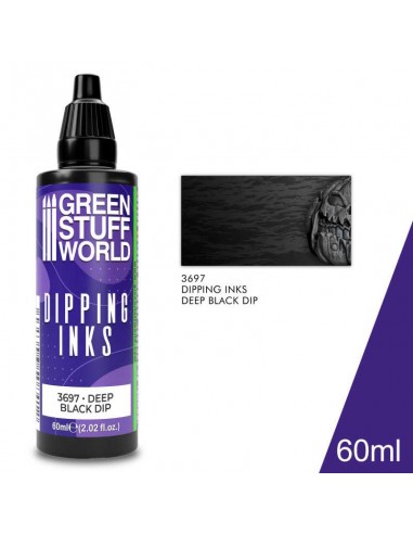 PINTURA DIPPING INK 60 ML - DEEP BLACK DIP