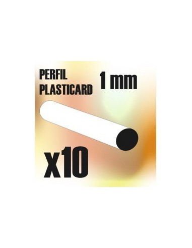 PERFIL PLASTICARD BARRA 1mm (X 10)