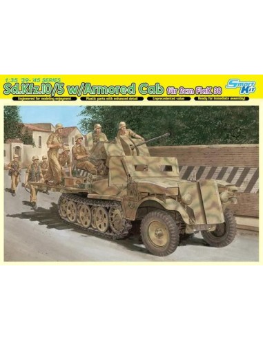 Sd.Kfz.10/5 w/Armor Cab fur 2cm FlaK 38