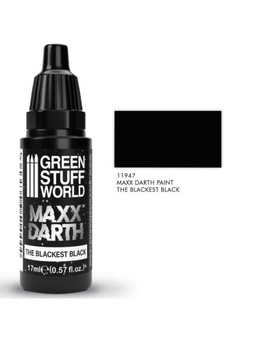 PINTURA MÁS NEGRA MAXX DARTH 17ml