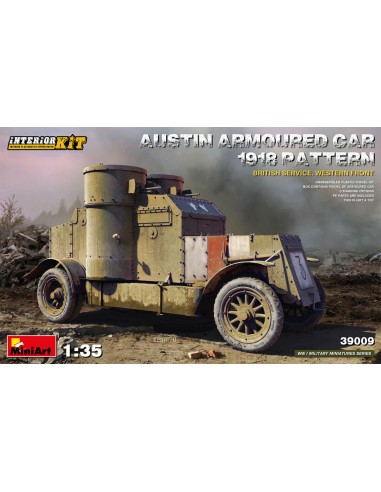 Austin Armoured Car 1918 Pattern. British Service. Western Front. Interior Kit