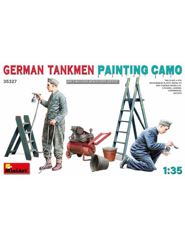 German Tankmen Painting Camo