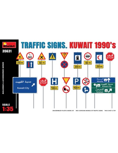 TRAFFIC SIGNS. KUWAIT 1990’s