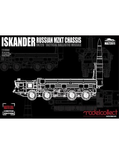 Russian 9K720 Iskander-M Tactical ballistic missile MZKT chassis