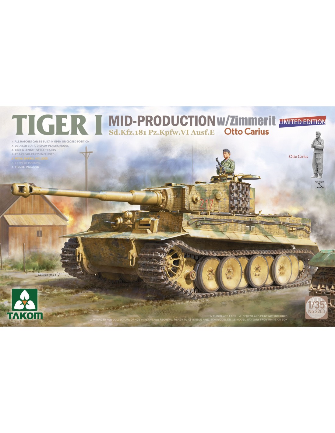 Tiger I Big Box - Mid, Late, Mid/Otto Carius And 1/16 Otto Carius ...