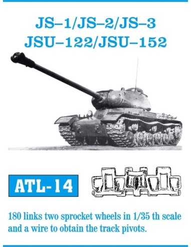 1/35 Orugas metálicas JS-1/JS-2/JS-3 JSU-122/JSU-152