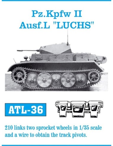 1/35 Orugas metálicas PzKpfw II Ausf.L Luchs