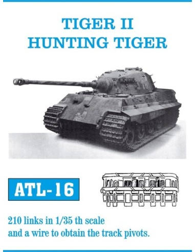 1/35 Orugas metálicas Tiger II / Hunting Tiger