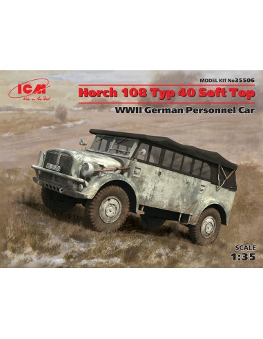 Typ 40 Soft Top, WWII German Personnel Car (100% new molds)