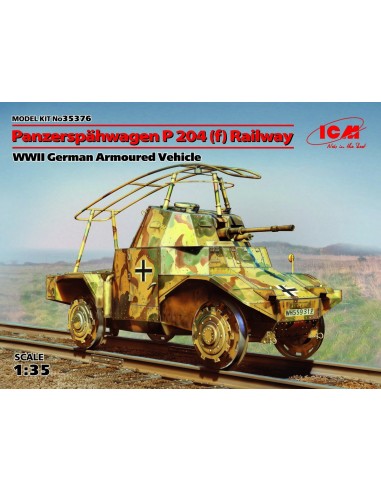 Panzerspähwagen P 204 (f) Railway, WWII German Armoured Vehicle