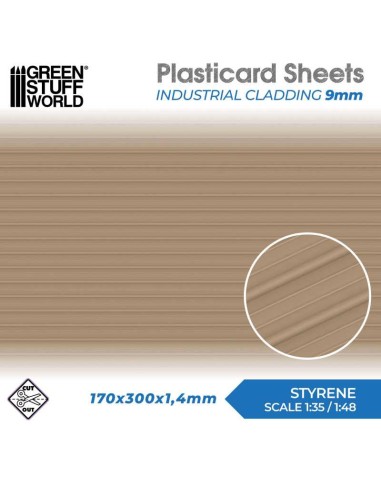 PLANCHA PLASTICARD - REVESTIMIENTO INDUSTRIAL 9mm