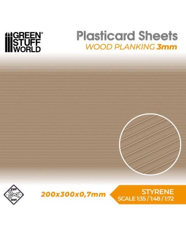 PLANCHA PLASTICARD - TABLONES DE MADERA