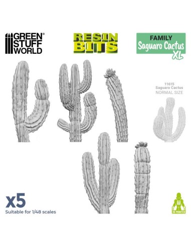 SET IMPRESO EN 3D - CACTUS SAGUARO XL