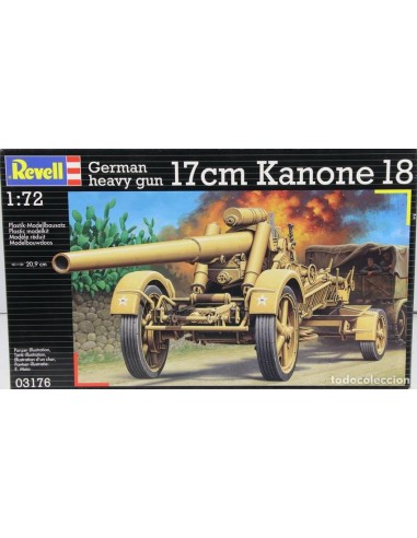 German heavy gun 17cm Kanone 18