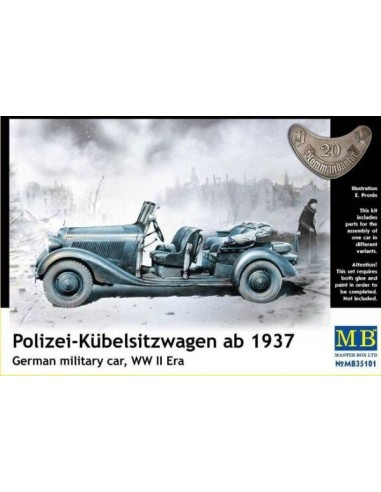 German military car Polizei Kubelsitzwagen