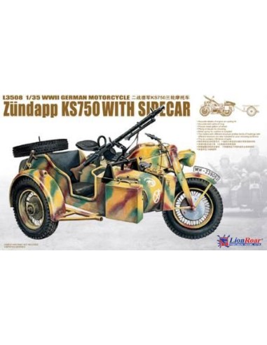 German IIWW Motorcycle Zundapp KS 750 with Sidecar