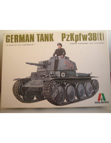 GERMAN TANK PZKPFW 38 T   CALCAS MAL SUCIAS