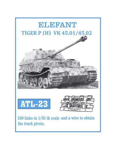 1/35 Orugas metálicas Elefant/ Tigre P (H) VK 45.01 / 45.02