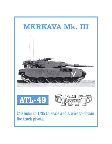 1/35 Orugas metálicas Merkava Mk. III