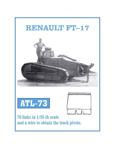 1/35 orugas metálicas Renault FT-17