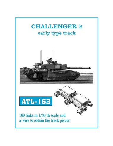 1/35 Orugas metálicas Challenger 2 modelo inicial