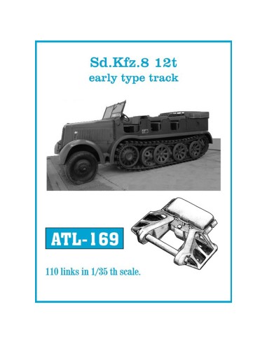 1/35 Orugas metálicas Sd.Kfz. 8 12t tipo oruga inicial