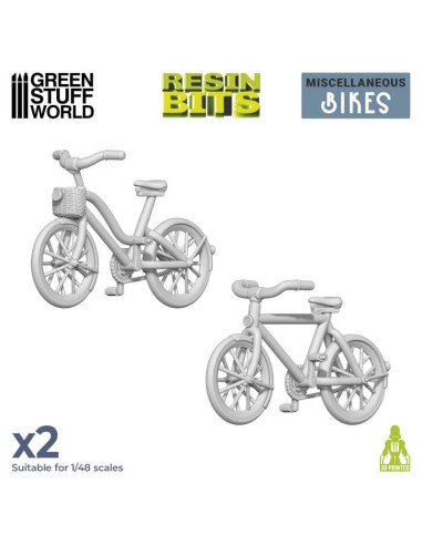 SET IMPRESO EN 3D - BICICLETAS