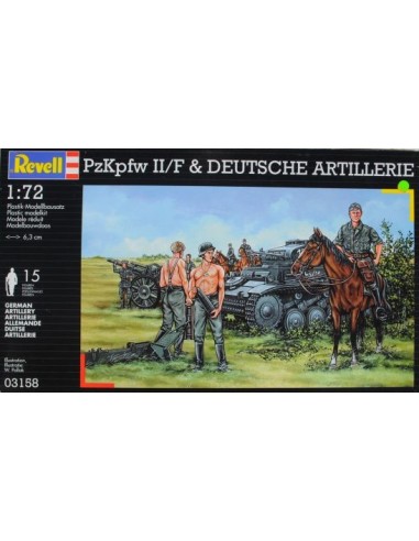 Ww2 German PzKpfw Ii/f & Deutsche Artillerie