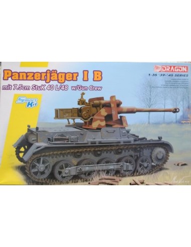 Panzerjager I B mit 7.5cm StuK 40 L/48 w/Gun Crew