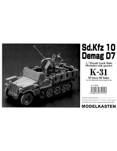 CADENAS PARA SD.KFZ 10 DEMAG D7  PLASTIC TRACK LINKS