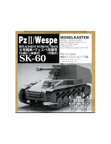 CADENAS PARA PANZER II/WESPE  PLASTIC TRACK LINKS