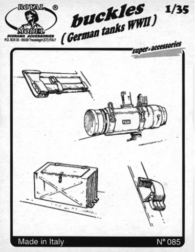 BUCKLES GERMAN TANKS   WWII