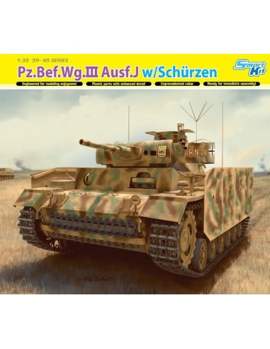 Pz.Bef.Wg.III Ausf.J w/Schurzen LEER DESCRIPCION