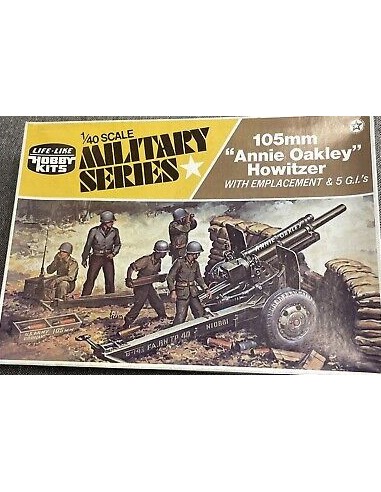 105 mm ANNIE OAKLEY HOWITZER WITH EMPLACEMENT