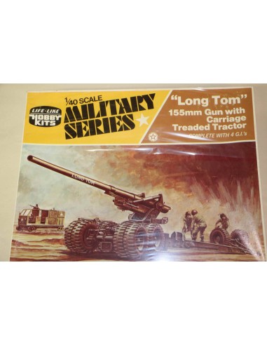 LONG TOM 155 mm GUN WIYH CARRIAGE TREADED TRACTOR