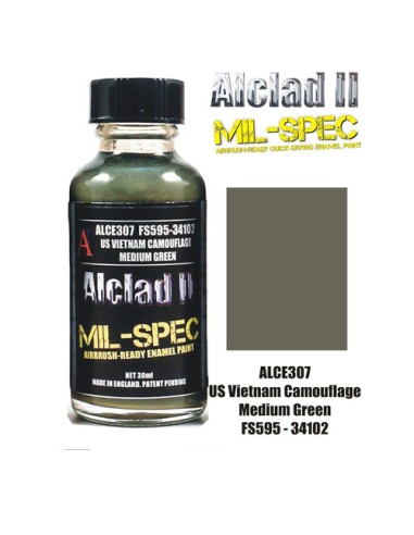 ALCLAD II MIL-SPEC  ALC-E307 US VIETNAM CAMOUFLAGE MEDIUM FS595-34102