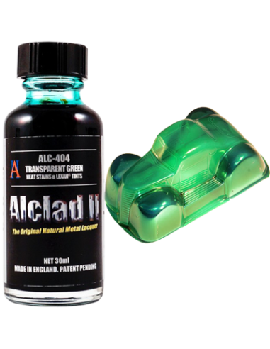 ALCLAD II ALC-404 TRANSPARENT GREEN - HEAT STAINS & LEXAN TINTS