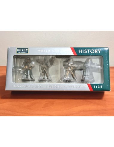 Hand Painted Metal Soldiers German Volksgrenadiers