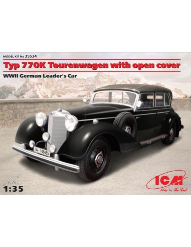 Typ 770K Tourenwagen with open cover, WWII German Leader's Car